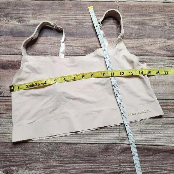 5/$15 Vince Camuto Cream Beige Lounge Bralette Bra - Picture 3 of 9